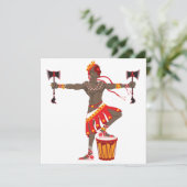 Chango-uitnodigingen Kaart (Staand voorkant)