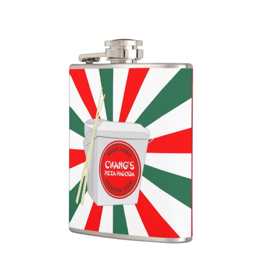 Chang's Pizza Pagoda, een landmerk in Hawaii sinds Heupfles (Links)