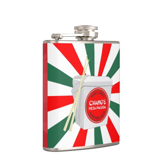 Chang's Pizza Pagoda, een landmerk in Hawaii sinds Heupfles (Rechts)