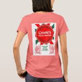 Chang's T-shirt Pizza Pagoda (Achterkant)