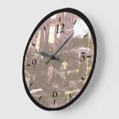  Changsha xiang jiang boot Canvas Print Grote Klok (Hoek)