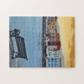 Chania bij de schemering, Chania, Kreta, Griekenla Legpuzzel (Horizontaal)