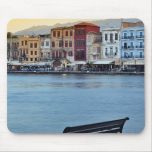 Chania bij schemering, Chania, Kreta, Griekenland Muismat