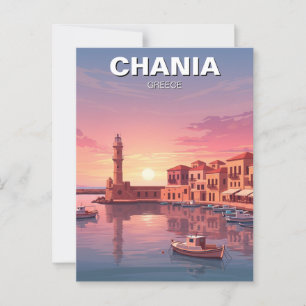 Chania Griekenland Reizen Briefkaart