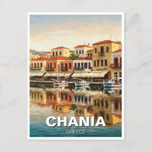 Chania Griekenland Reizen Briefkaart