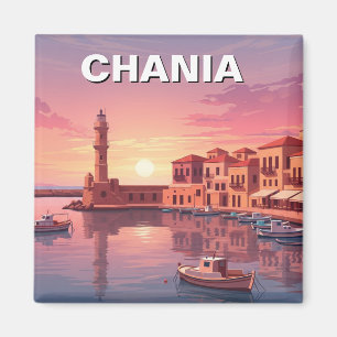 Chania Griekenland Reizen Magneet