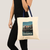 Chania Harbour, Kreta, Griekenland Tote Bag (Voorkant (product))