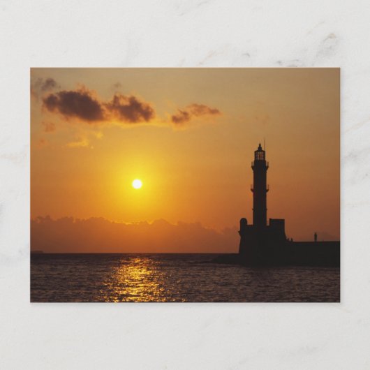 Chania Lighthouse Briefkaart (Voorkant)