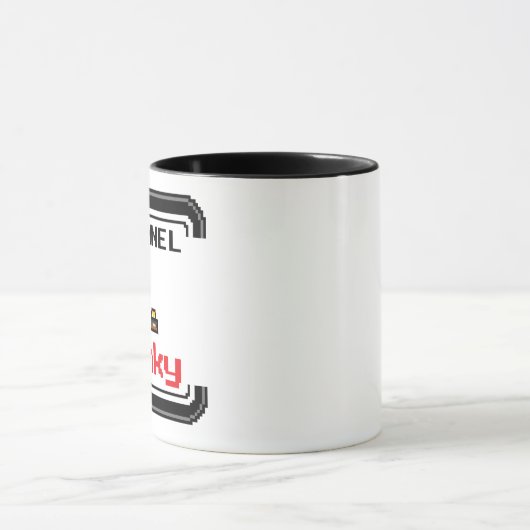 Channel Funky Pixel Art Mug (Centre)