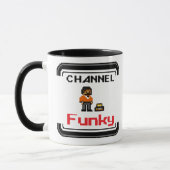 Channel Funky Pixel Art Mug (Gauche)
