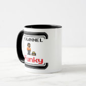 Channel Funky Pixel Art Mug (Devant gauche)