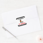 Channel Funky Pixel Square Stickers (Envelop)