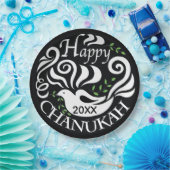 Chanoeka Blackboard Dove Papieren Bordje (Feest)