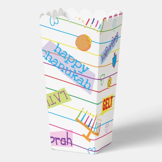 Chanoeka Design Party Bedankdoosjes (Achterkant)