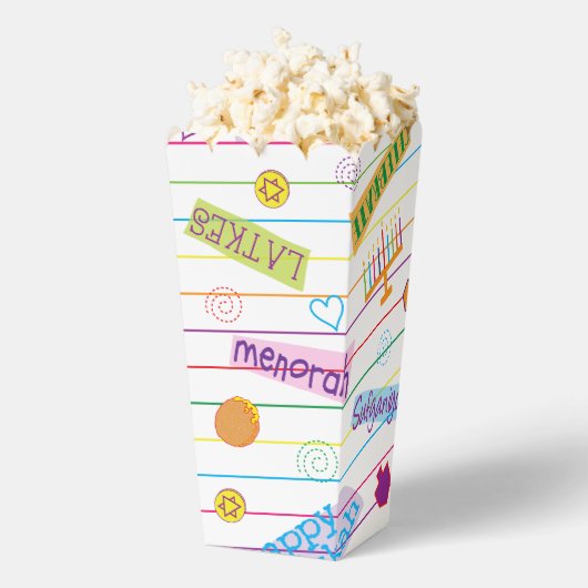 Chanoeka Design Party Bedankdoosjes (Popped)