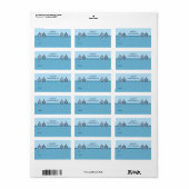 Chanoeka Dreidels Cadeaulabel Etiket (Full Sheet)