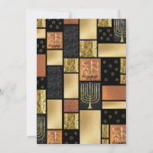 Chanoeka Elegante Montage Kaart (Achterkant)