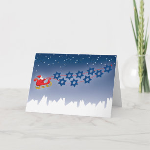 Chanoeka en Kerstkaart Feestdagen Kaart