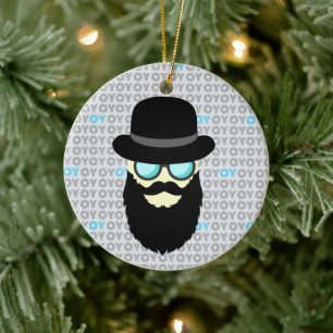 Chanoeka en Kerstmis Keramisch Ornament