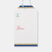 Chanoeka Gift Labels Muis en Vrienden Cadeaulabel (Achterkant)