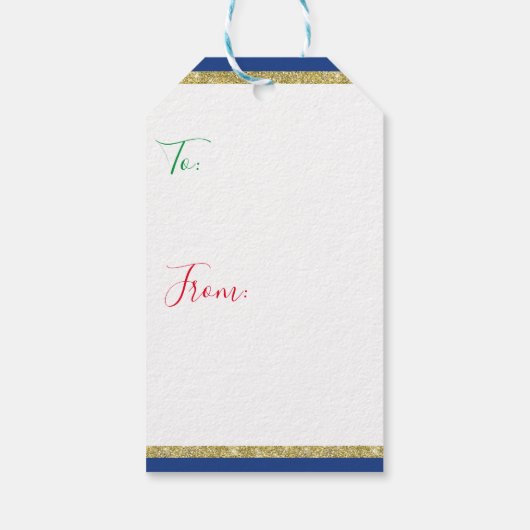 Chanoeka Gift Labels Muis en Vrienden Cadeaulabel (Achterkant)