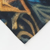 Chanoeka Gift Menorah Pastel Tekening Fleece Deken (Hoek)