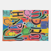 Chanoeka Happy Bright Art Theedoek (Horizontaal)