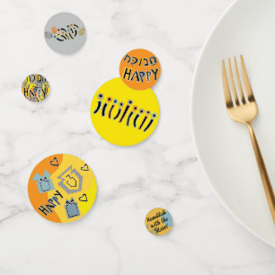 Chanoeka Happy Glitzy Table Confetti