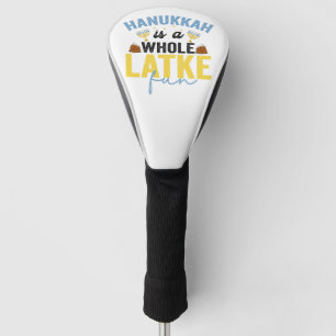Chanoeka is een hele Latke leuk grappig joods Chan Golfheadcover