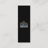 Chanoeka Joodse feestdag Menorah Jood Contactkaartje (Voorkant)