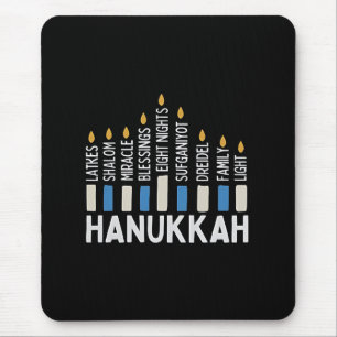 Chanoeka Joodse feestdag Menorah Jood Muismat