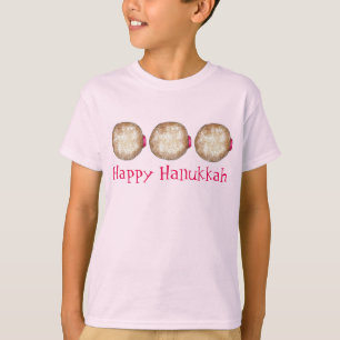 Chanoeka joodse Feestdagen Jelly Doughnut T-shirt