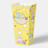 Chanoeka Kat Hond Muis Vogel Favor Dozen Bedankdoosjes (Achterkant)