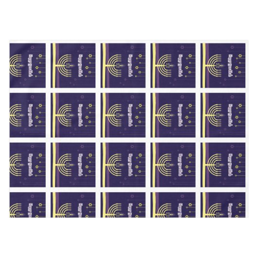 Chanoeka keukenlinnen Dinning tafelkleden (Voorkant (Horizontaal))