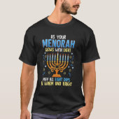 Chanoeka Menorah Joodse Feest Chanoeka als uw T-shirt (Voorkant)