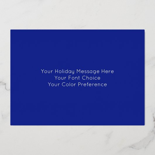 Chanoeka Menorah Waterverf Liefde en Licht Folie Feestdagenkaart (Achterkant)