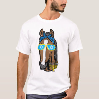 Chanoeka Paard Chanoeka Joodse ruiter Vrouwen Gi T-shirt