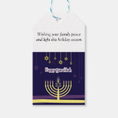 Chanoeka partij levert cadeau Labels Cadeaulabel (Voorkant)