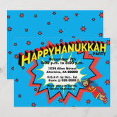 Chanoeka Party Judah Maccabee Kaart (Voorkant / Achterkant)