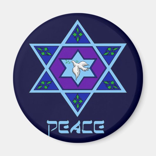 Chanoeka Peace Art Magneet (Voorkant)