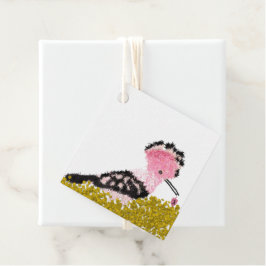 Chanoeka roze dreidel gelt en hop bedankjes labels