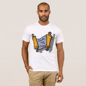 Chanoeka Scroll Mannen T-shirt (Voorkant volledig)
