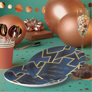 Chanoeka spel op Dreidels Papieren Bordje