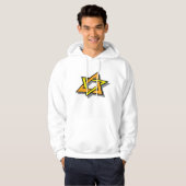 Chanoeka Star Mannen Hoodie (Voorkant volledig)