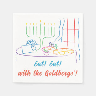 Chanoeka Vakantie Diner Servet