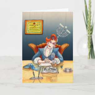Chanoeka Wenskaart #1 (begroeting binnen) Feestdagen Kaart