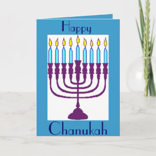 Chanoeka Wenskaarten - Notecards - Kadeau's voor d Feestdagen Kaart