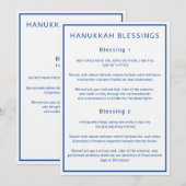 Chanoeka Zegeningen Hebreeuws Engels Gids Kaarten (Voorkant / Achterkant)