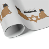 Chanoekattenpapier Cadeaupapier (Rol Hoek)