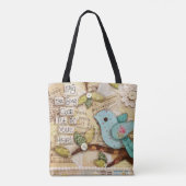 "Chanson à votre coeur" oiseau 16"" sac (Dos)
